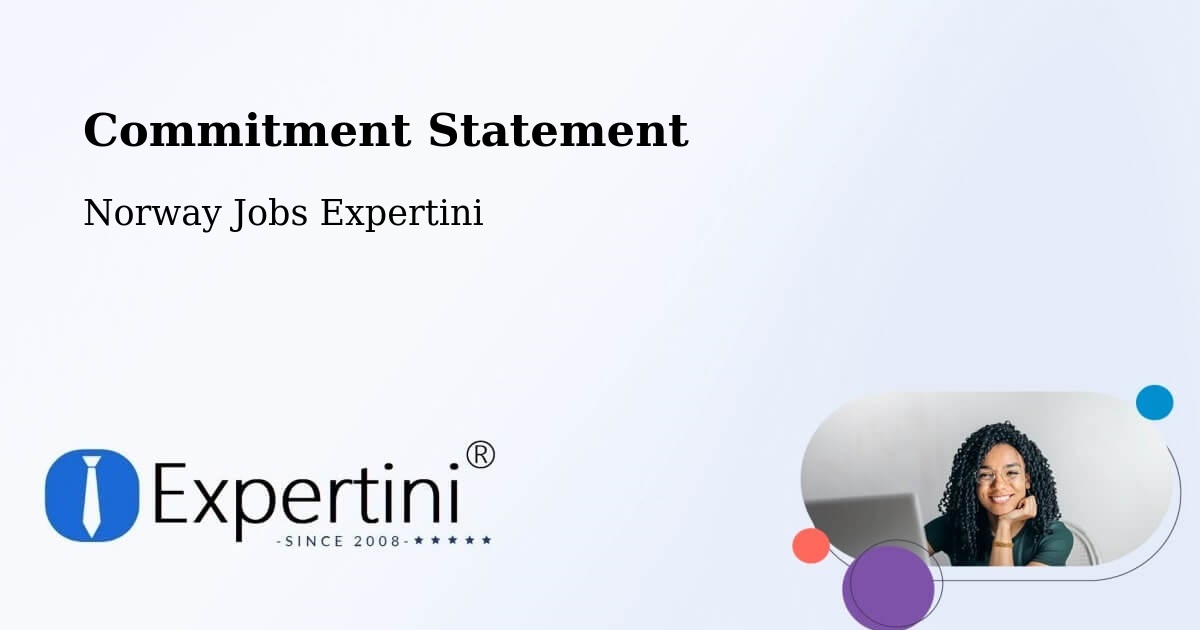 Commitment Statement - Norway Jobs Expertini
